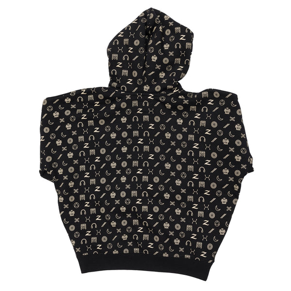 ZAHD0083 YOUTH HOODIE BLACK LARGE