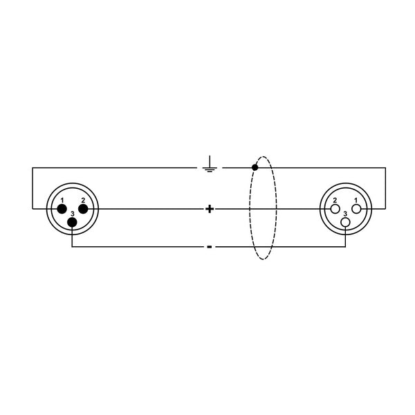 MX/775-20 Cavo XLR Maschio/XLR Femmina 20 mt
