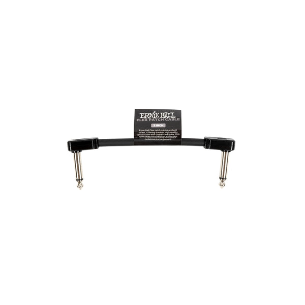 6438 Flex Patch Cable Black 8cm