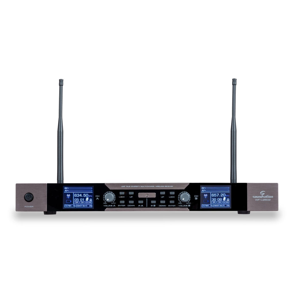 SIST. TRUE DIVERSITY UHF DUAL SOUNDSATION WF-U2602HP 1 TX MANO