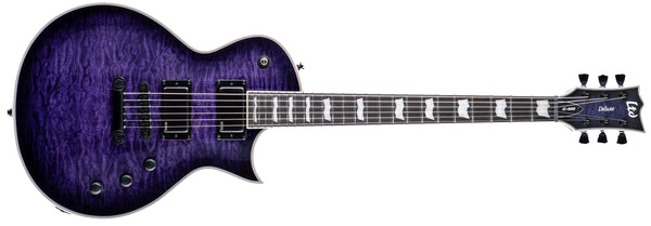 LTD EC-1000 QM - See Thru Purple Sunburst